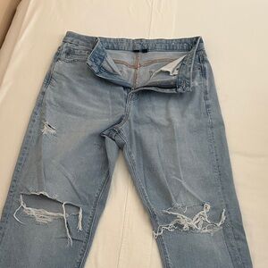 American Eagle Outfitters Men's Distressed Light Blue Jeans